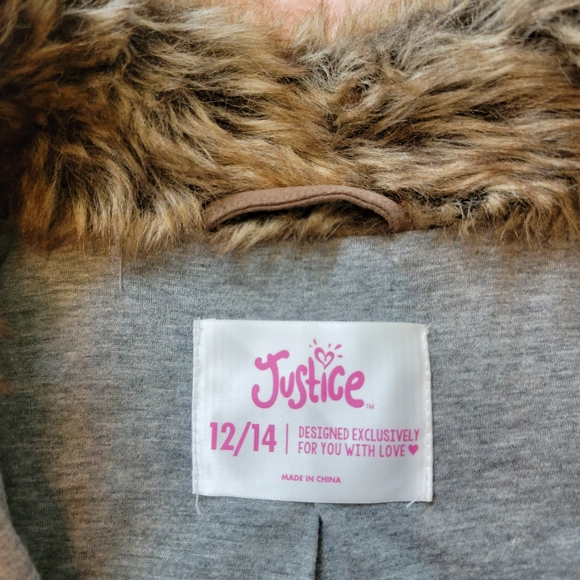 Justice Faux Fur Vest - Picture 2 of 4